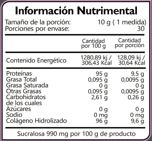Colágeno Hidrolizado + Péptidos de Colágeno 300 g SHE FIT
