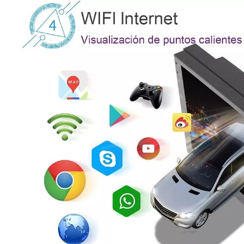 Auto Estéreo Android 7'' Wifi Gps Bluetooth Touch