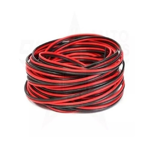 Cable Para Bocina Automotriz Bicolor Calibre 18 Rollo 100m
