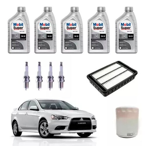 Kit Afinacion Mitsubishi Lancer 2.0 Aceite Sintetico 5w30 M