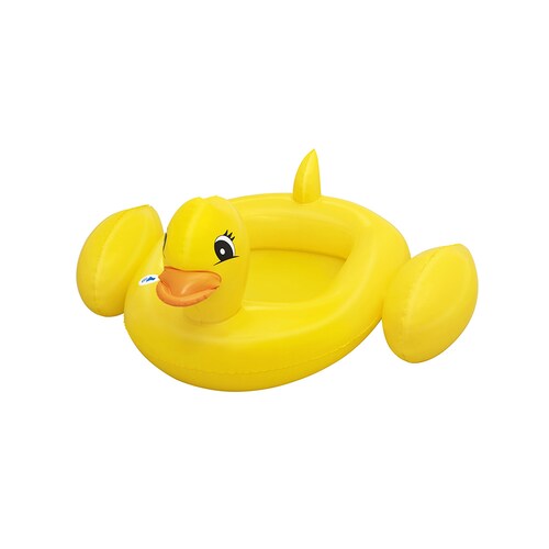 Bote Salvavidas Inflable De Pato Con Sonido 3 Años Bestway