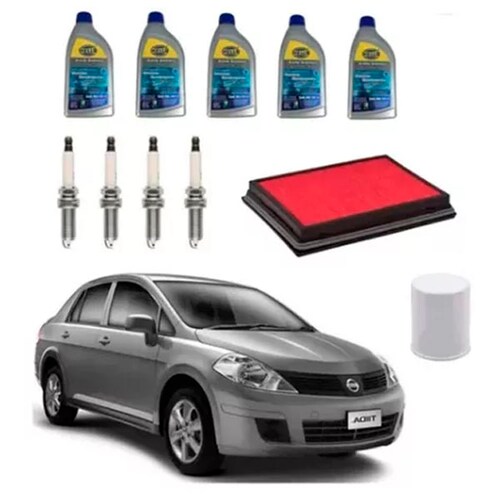Kit Afinacion Nissan Tiida 1.8 Aceite 10w30 I