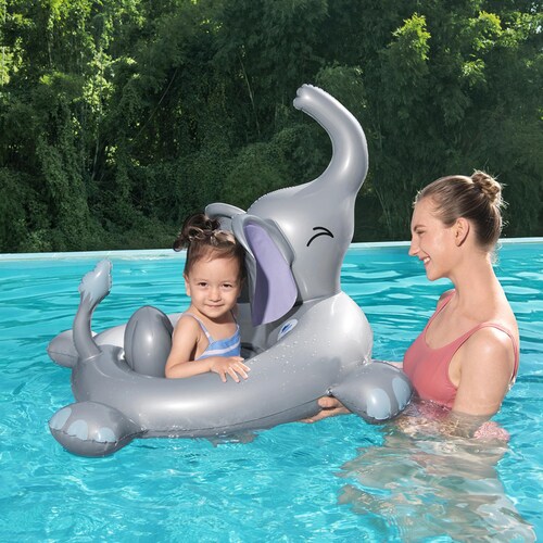 Salvavidas Inflable De Elefante Con Sonido 1 A 2 Años Bestway