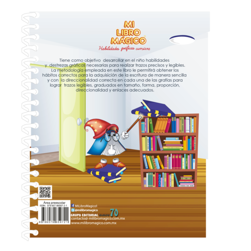 Mi Libro Mágico Habilidades Gráficas Cursiva.
