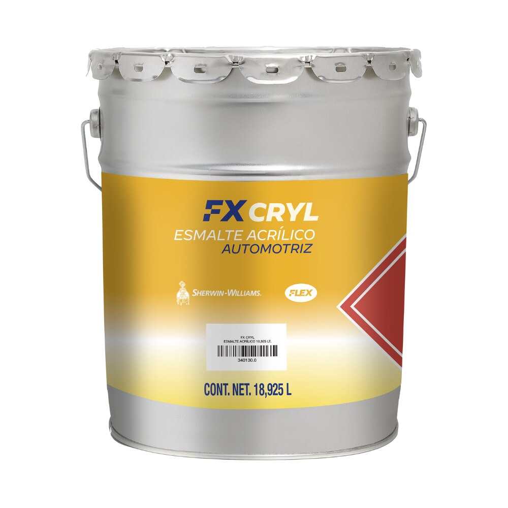 Esmalte Flex Cryl 19 Lt Color Aluminio Mediano Sherwin Williams 34045390