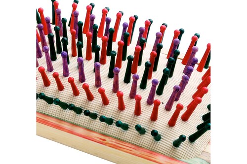 Cepillo para Cabello Redondo Grande Natural Brush Multicolor Timco