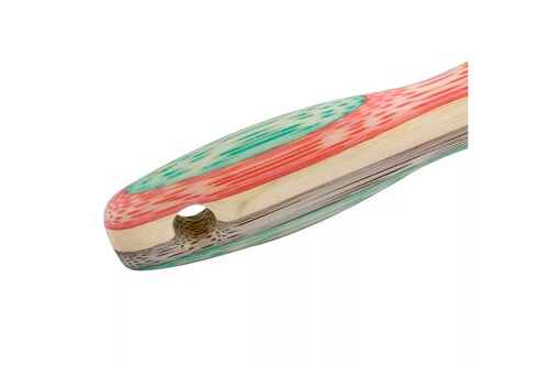 Cepillo para Cabello Redondo Grande Natural Brush Multicolor Timco