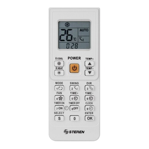 Control Remoto Universal Aire Acondicionado Pantalla Steren