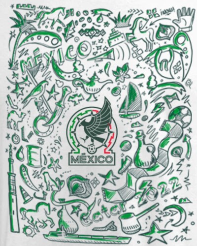 Playera Selección Nacional Mexicana Elementos MX Verde Adulto