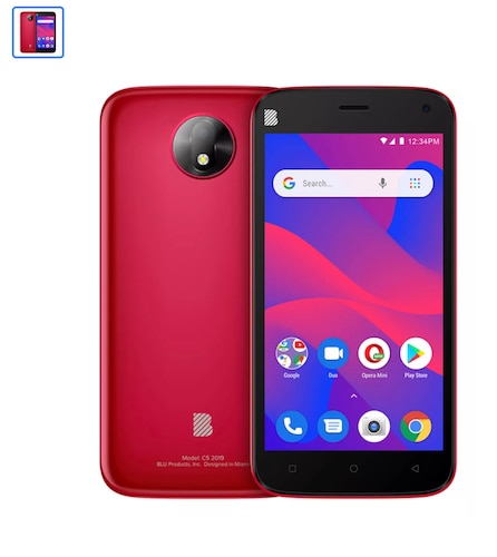 BLU C5 (2019) DUAL SIM 16 GB ROJO 1 GB RAM