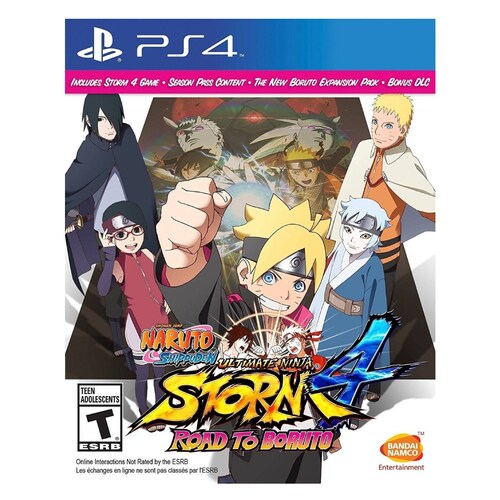 Naruto Shippuden Ultimate Ninja Storm 4 Road to Boruto Compatible PS4 