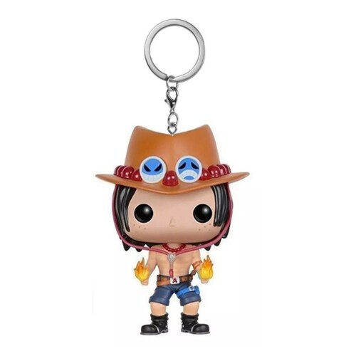 Llavero Funko Pocket Pop Portgas D. Ace One Piece Figura 3D