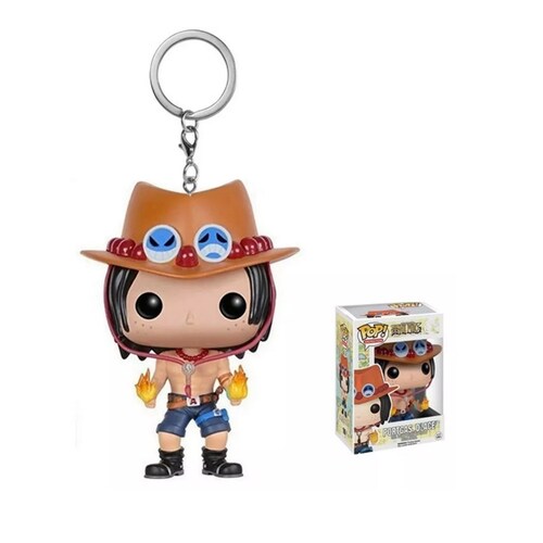 Llavero Funko Pocket Pop Portgas D. Ace One Piece Figura 3D