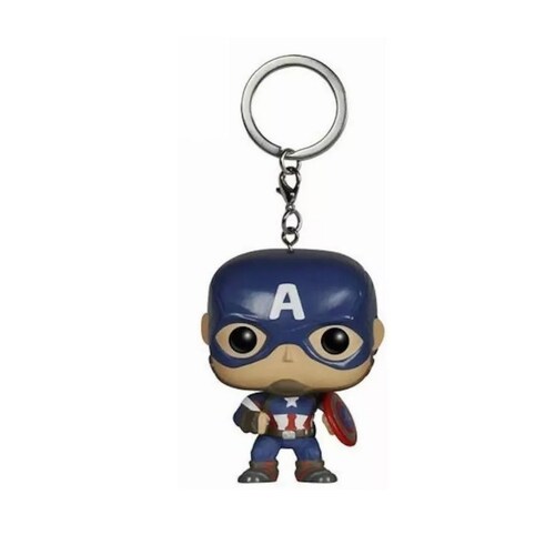 Llavero Funko Pocket Pop Capitan America Marvel Avengers Figura 3D