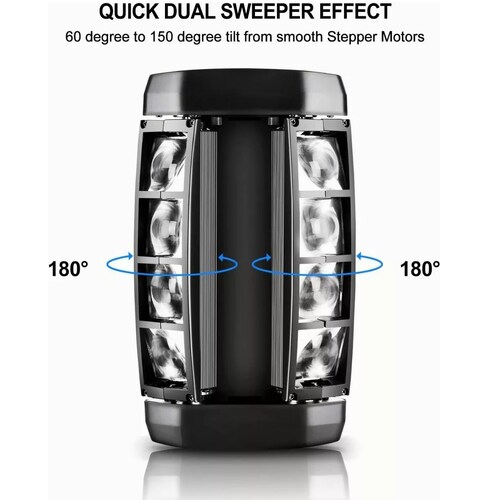 Mini Spider Rgbw 4 En 1 Efectos Luz 8x3w Dmx512 Led Luces Dj