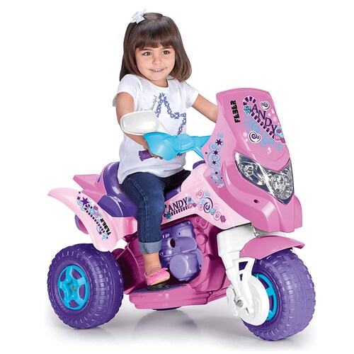 Montable Trimoto Moto Electrica Candy Feber