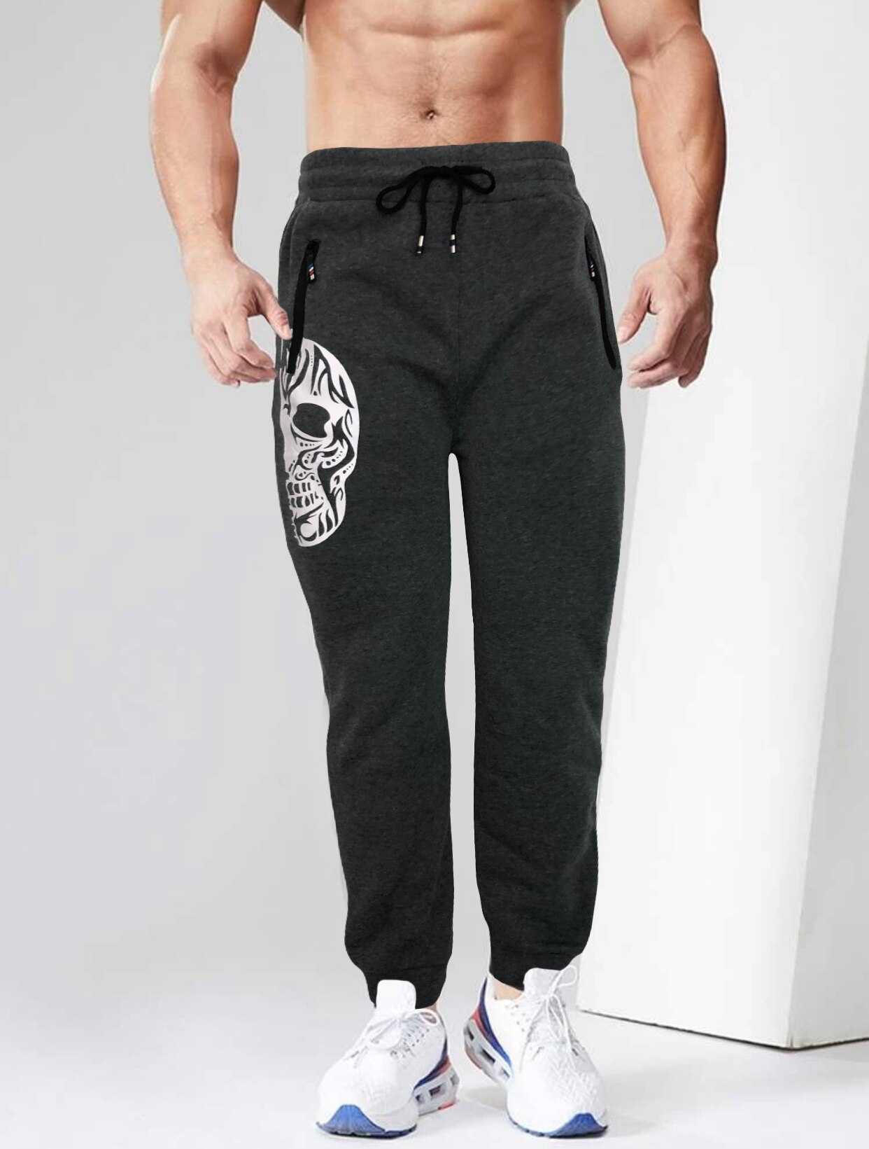 Jogger Pants Hombre Cargo Con Bolsas Gym Caballero Casual