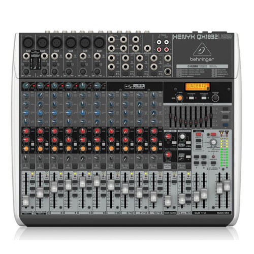 Consola BEHRINGER Xenyx Qx1832usb De Mezcla 100v 240v.