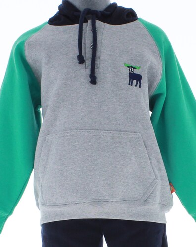 Conjunto Pants Niño Gris/Azul 3222 2 a 10 Años.