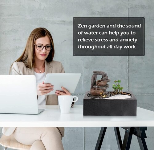Fuente zen relajación portátil decorativa 