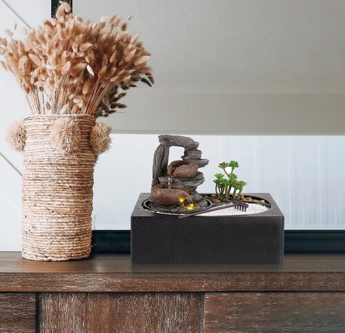Fuente zen relajación portátil decorativa 