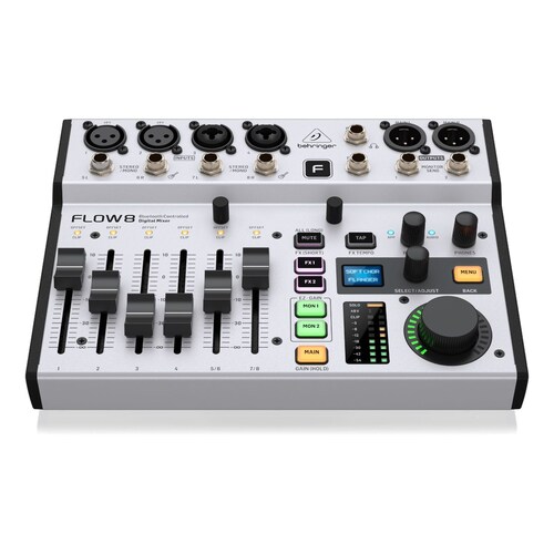 Mezcladora BEHRINGER Flow 8, 8 Canales Con Bluetooth Y Usb