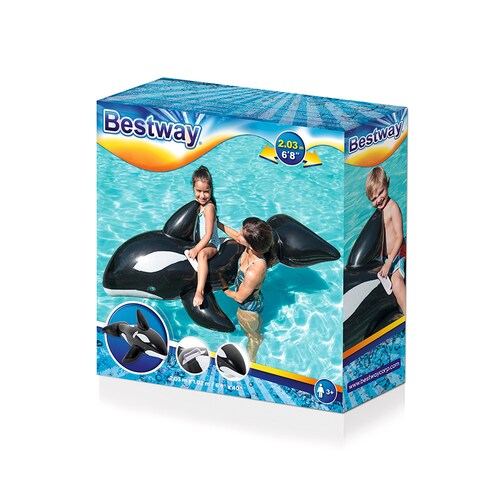 Inflable Montable Orca Bestway Jumbo Flotador Salvavidas InfantiL
