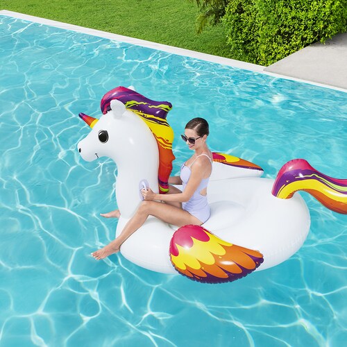 Unicornio Inflable Montable Salvavidas Para Adulto Bestway