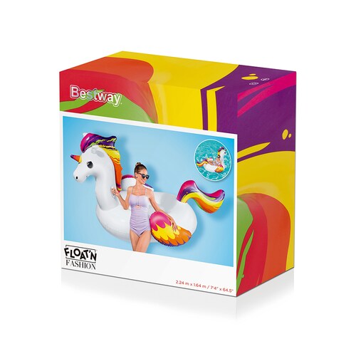 Unicornio Inflable Montable Salvavidas Para Adulto Bestway
