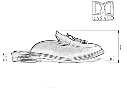 Zapato Tipo Mule Flat Dasalo Hueso En Piel Vacuno Para Dama.