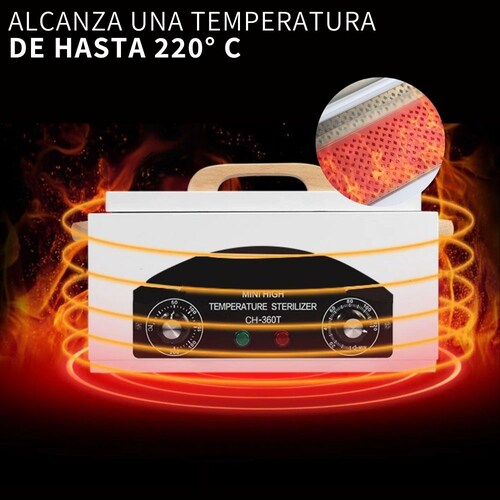 Esterilizador de Aire Caliente Desinfeccion de Spa Estetica