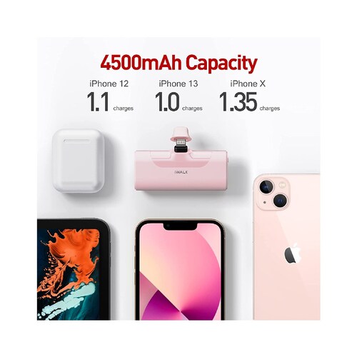 Cargador Portátil Link Me 4 DS3350L Entrada Lightning Rosa