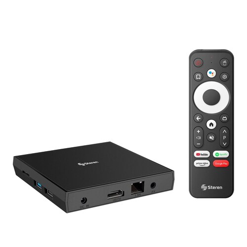 Sistema Android Tv Box Pantalla Smart Control Voz Steren