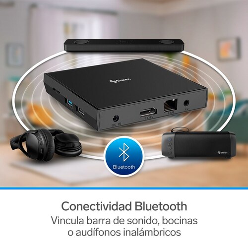 Sistema Android Tv Box Pantalla Smart Control Voz Steren