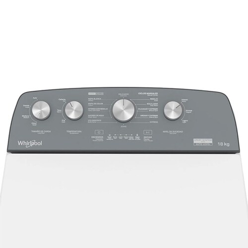 Lavadora Whirpool 8MWTW1844MJM 18 Kg Carga Superior Blanca