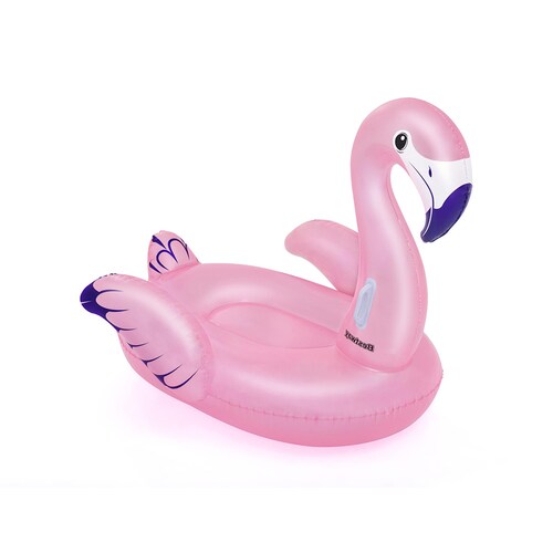 Montable Salvavidas Inflable De Flamingo Mediano Para Adulto.