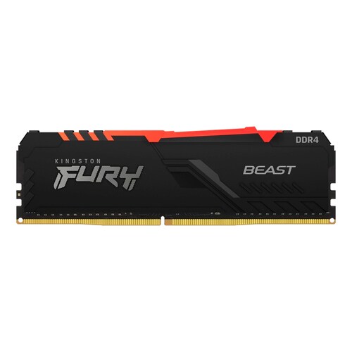 Memoria RAM Kingston Fury Beast - RGB, DDR4, 3200Mhz, 8Gb