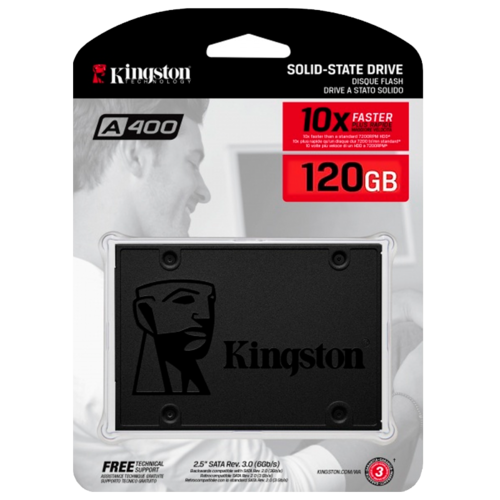 SSD Kingston A400, 120Gb - Sata III 2.5"