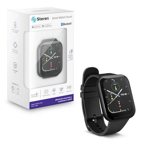 Smart Watch Bluetooth multitouch con altavoz y micrófono 