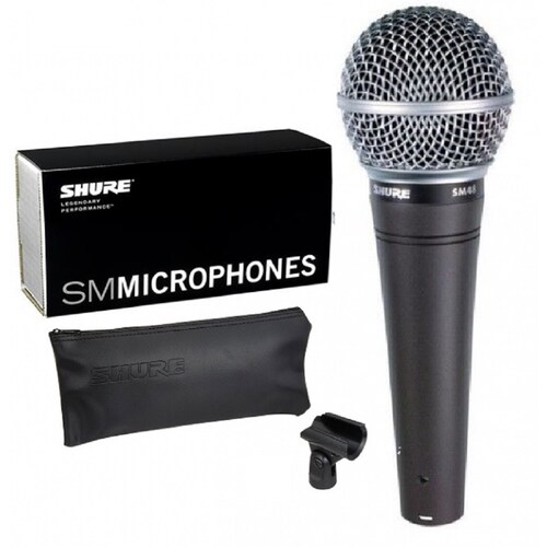 Micrófono Dinámico SHURE Sm48-lc Para Voz  .
