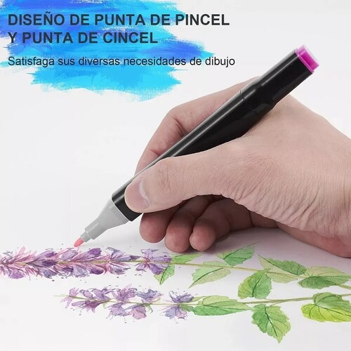 Marcadores Plumones Punta Con Punta De Pincel, 100 Colores