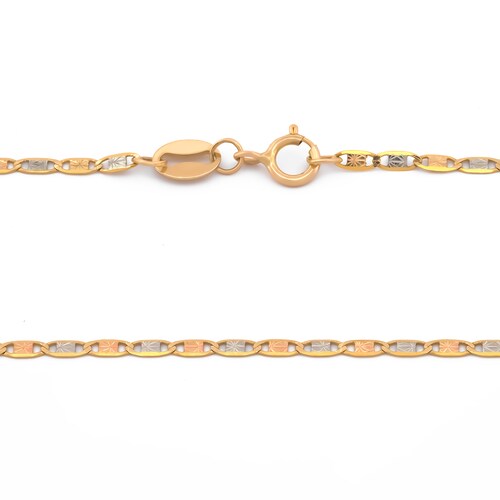 Cadena Gucci Oro Florentino Sólido 10K 40 cm 