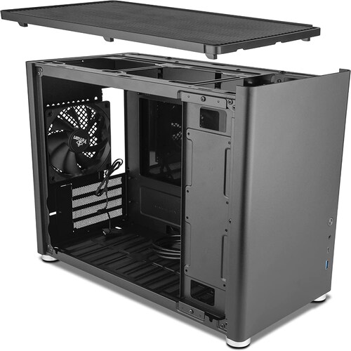 Gabinete Yeyian Hussar YCM-ATXAW-01/Micro ATX/Cristal Templado/Negro