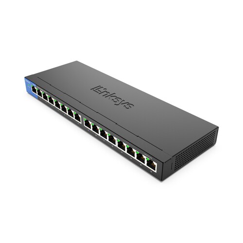 Switch Linksys Ethernet LGS116, 16 Puertos 10/100/1000Mbps 