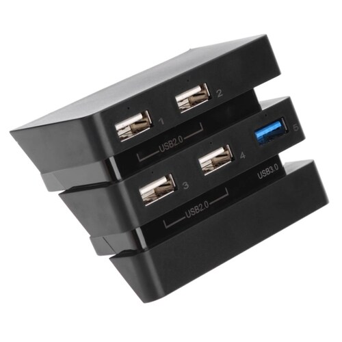 Puertos Extra USB Compatible PlayStation 4 Pro (Negro) TP4-832