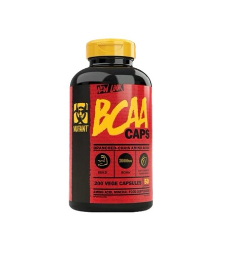 Aminoacidos Bcaa Mutant 200 caps