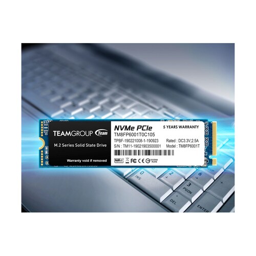 Unidad Interna de Estado Sólido SSD PCIE MP33 Pro M.2 TM8FPD001T0C101 Team Group.