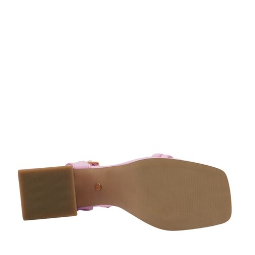 Sandalia de tacón y plataforma, monocolor rosa, marca Belinda Peregrin, mod. 1084875