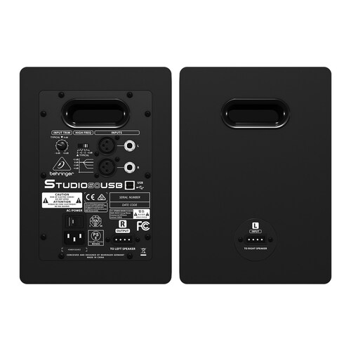 Par De Monitores BEHRINGER Studio 50usb Biamplificados 100 W.