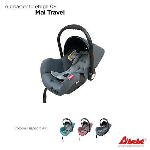 Autoasiento 1a etapa Mai Travel Gris